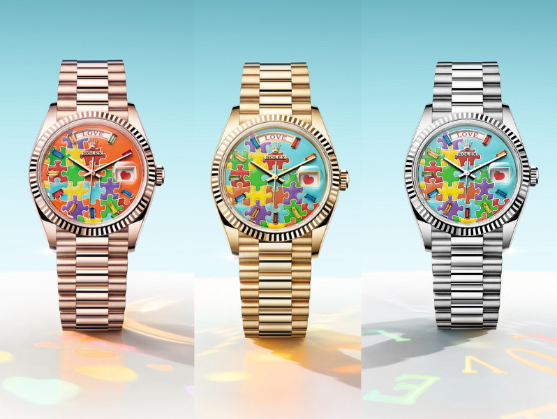 Rolex Day-Date Puzzle Dial 128235