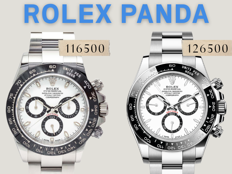 Rolex Panda Daytona 116500LN vs 126500LN Comparison for Collectors
