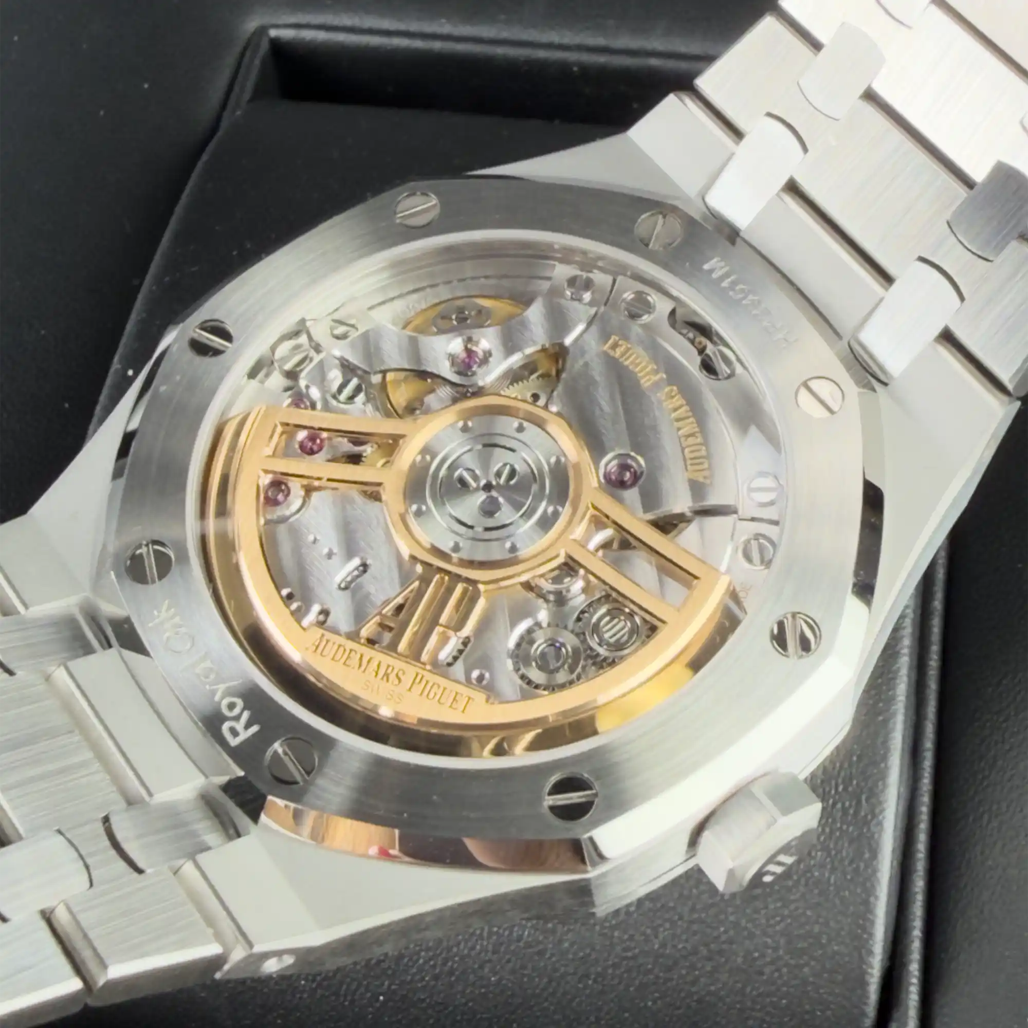 Audemars Piguet Royal Oak 41mm Black Dial Steel 15510ST.OO.1320ST.07 - Case back