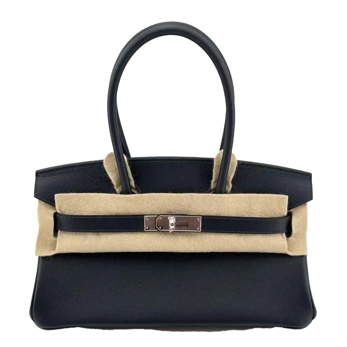 Hermes Shoulder Light Birkin 29 Caban Veau Evercolor Palladium