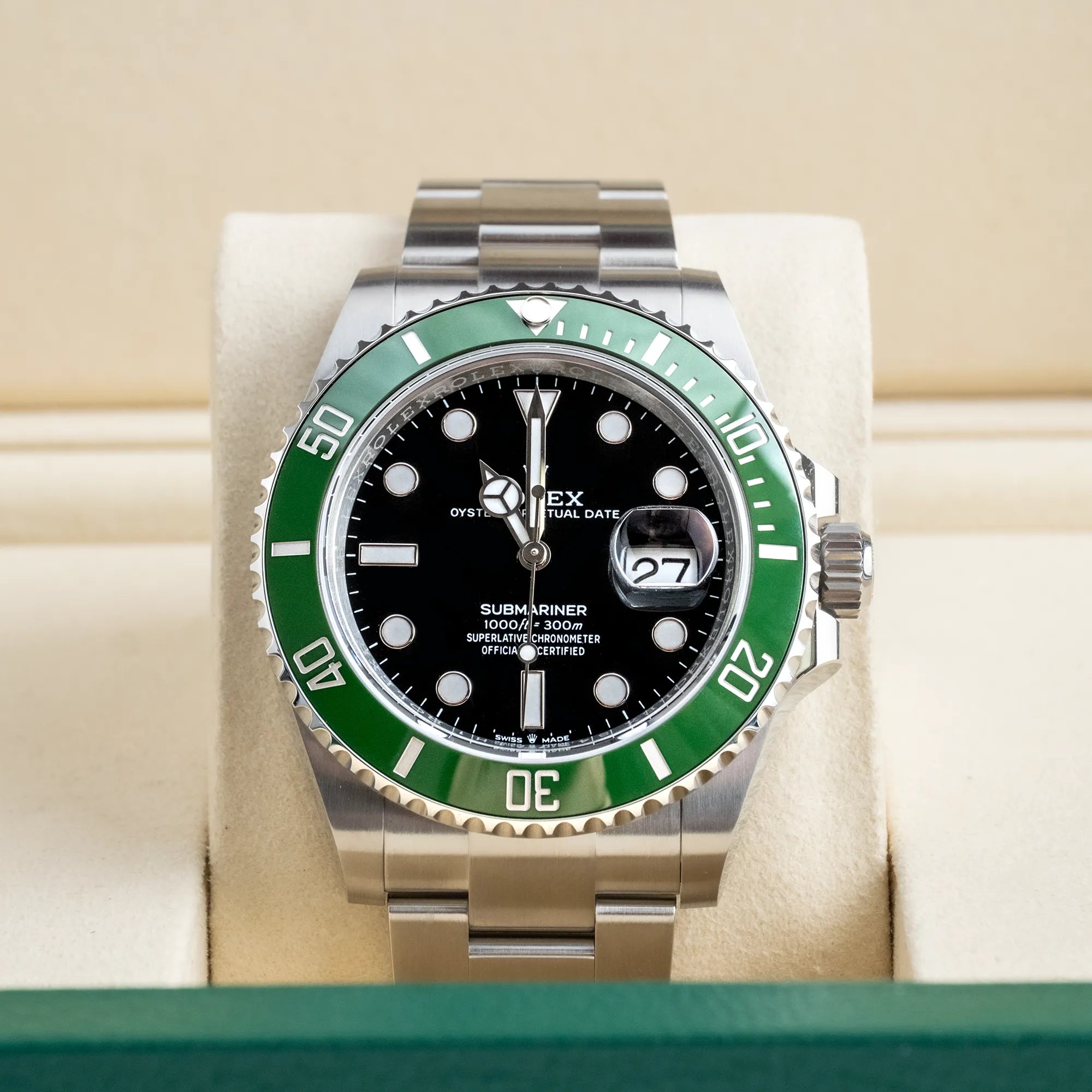 Rolex Submariner Date "Starbucks"/"Kermit" MK2 126610LV - In box