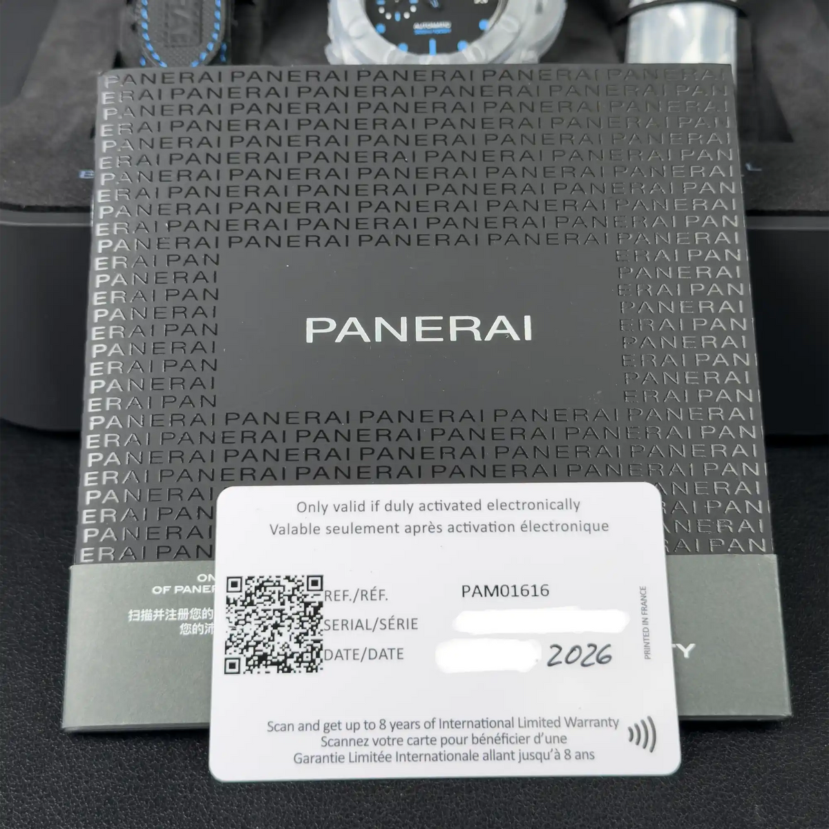 Panerai Submersible Carbotech Black Dial 47mm PAM01616 - Card