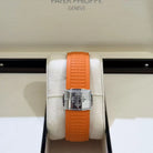 Patek Philippe Aquanaut Chronograph Steel 42.2mm Orange Bracelet 5968a-001 - Back