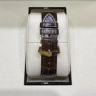 Patek Philippe Calatrava White Dial 6119R Brown Leather Strap – 2024 Pre-Owned - Bracelet
