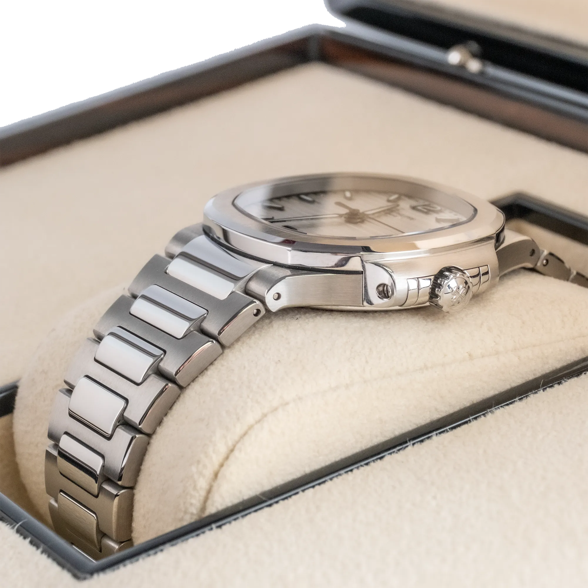 Patek Philippe Ladies Nautilus White Dial 7118/1A Steel - Right