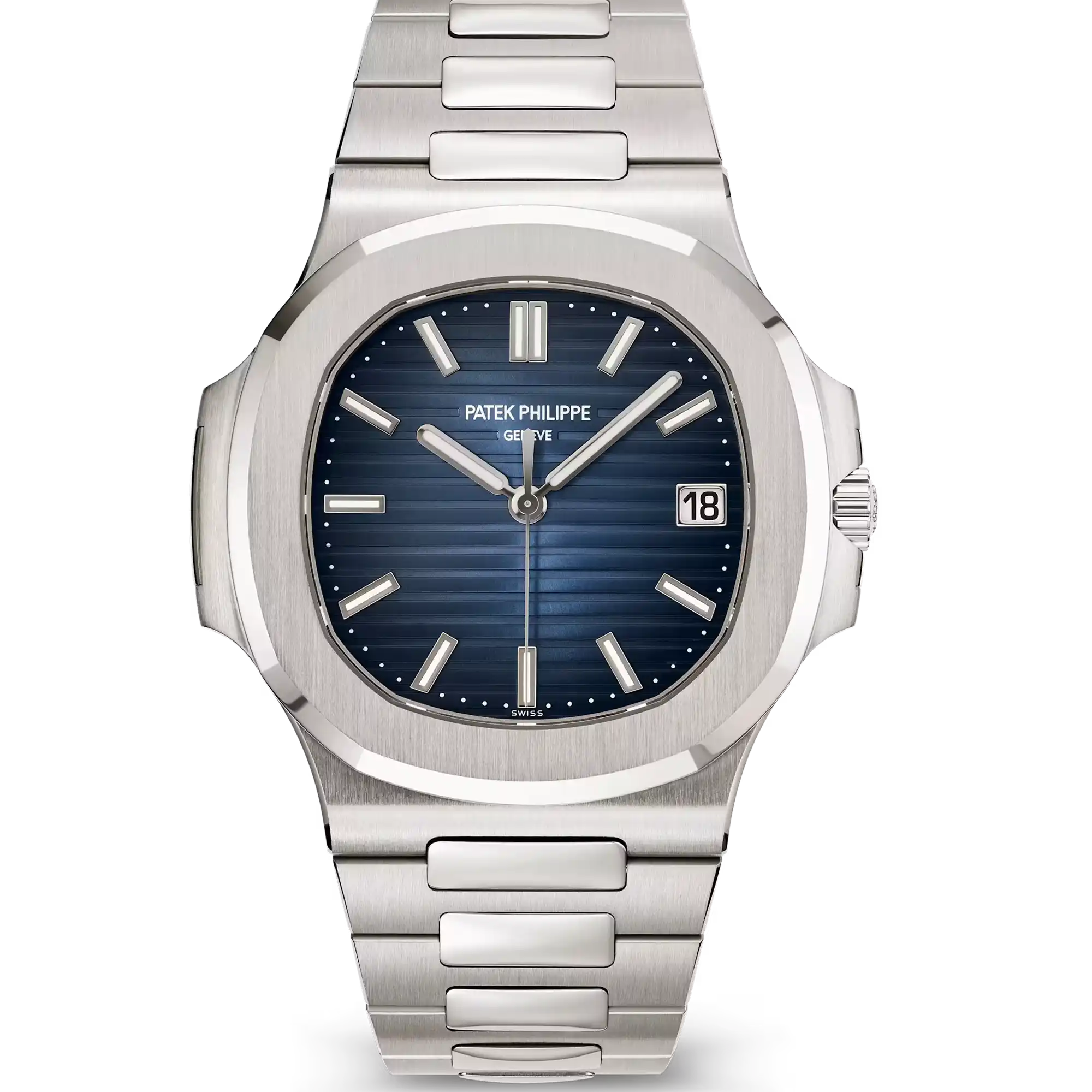 Patek Philippe Nautilus Blue Dial White Gold 5811/1G-001