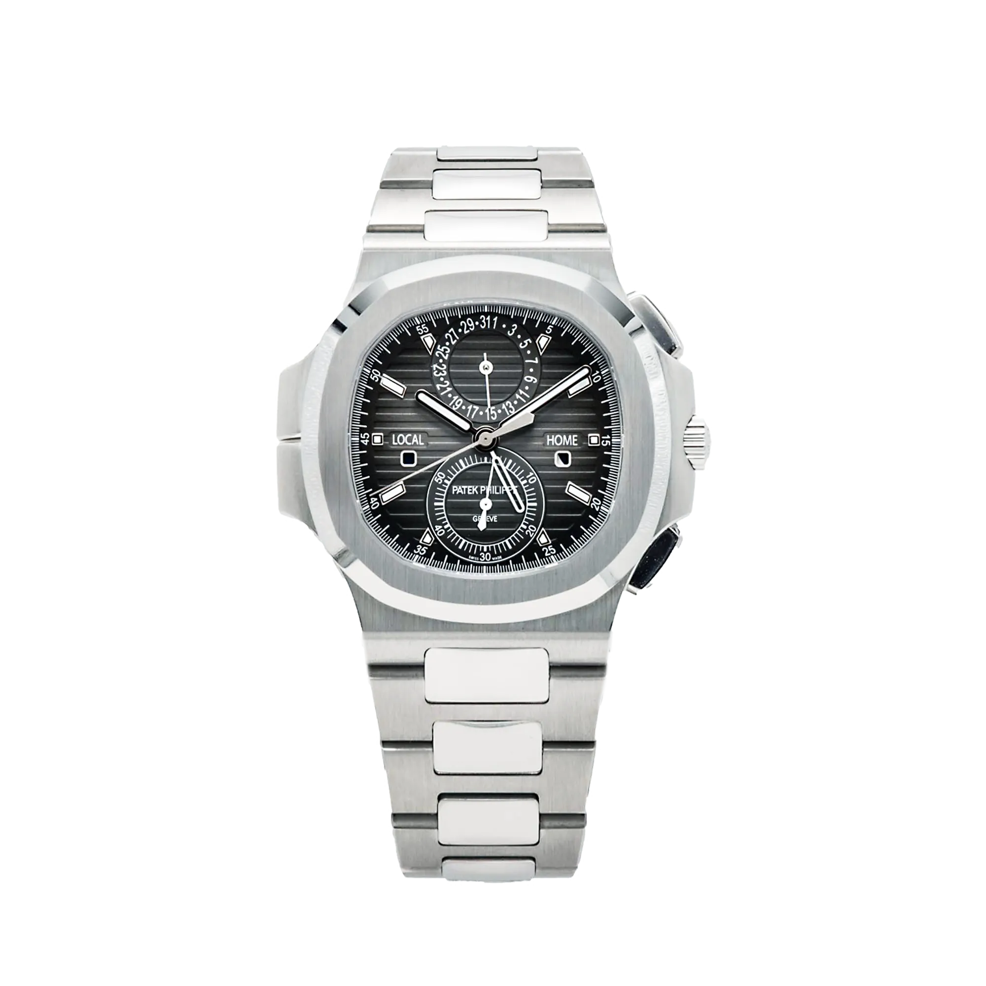 Patek Philippe Nautilus Travel Time Chronograph 5990/1A - Front