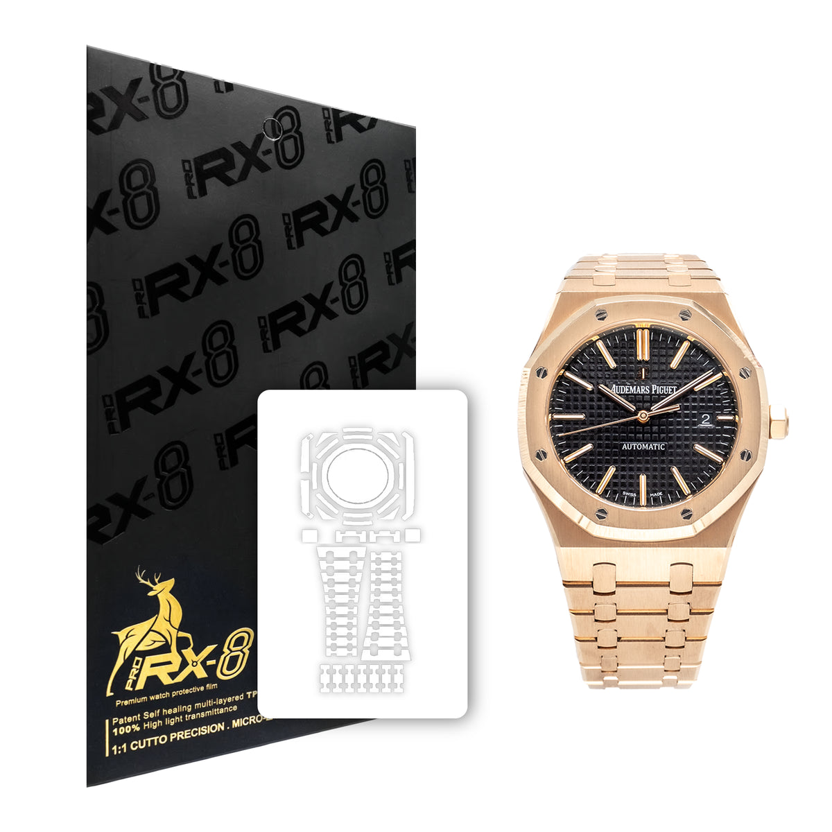 【非売品】Audemars Piguet キーリング フロステッド フィルム付 Protective Film Installation for Audemars Piguet Royal Oak 15400