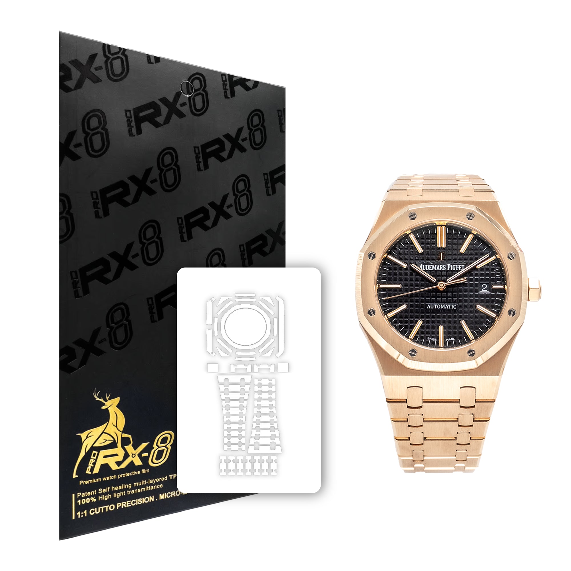 Protective Film Installation for Audemars Piguet Royal Oak 15400