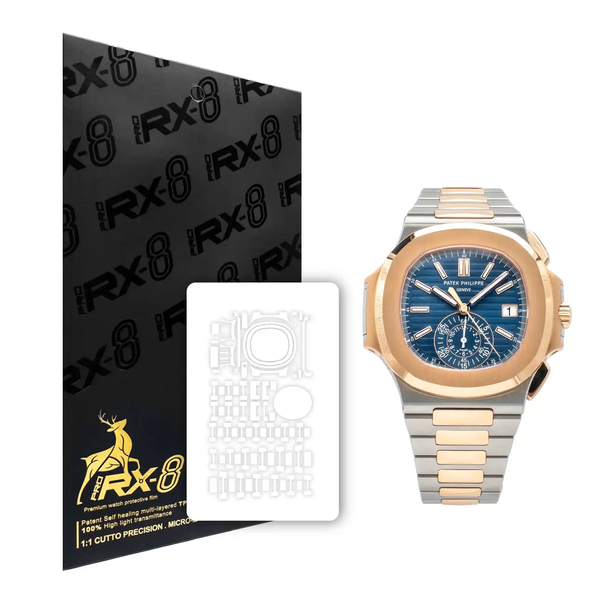 Protective Film Installation for Patek Philippe Nautilus 5980