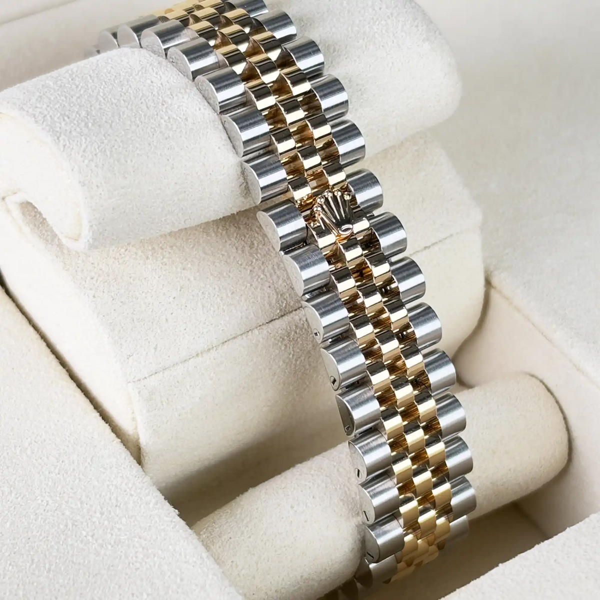 Rolex Datejust 31 Champagne Oystersteel Yellow Gold Jubilee 278273 - Bracelet 2