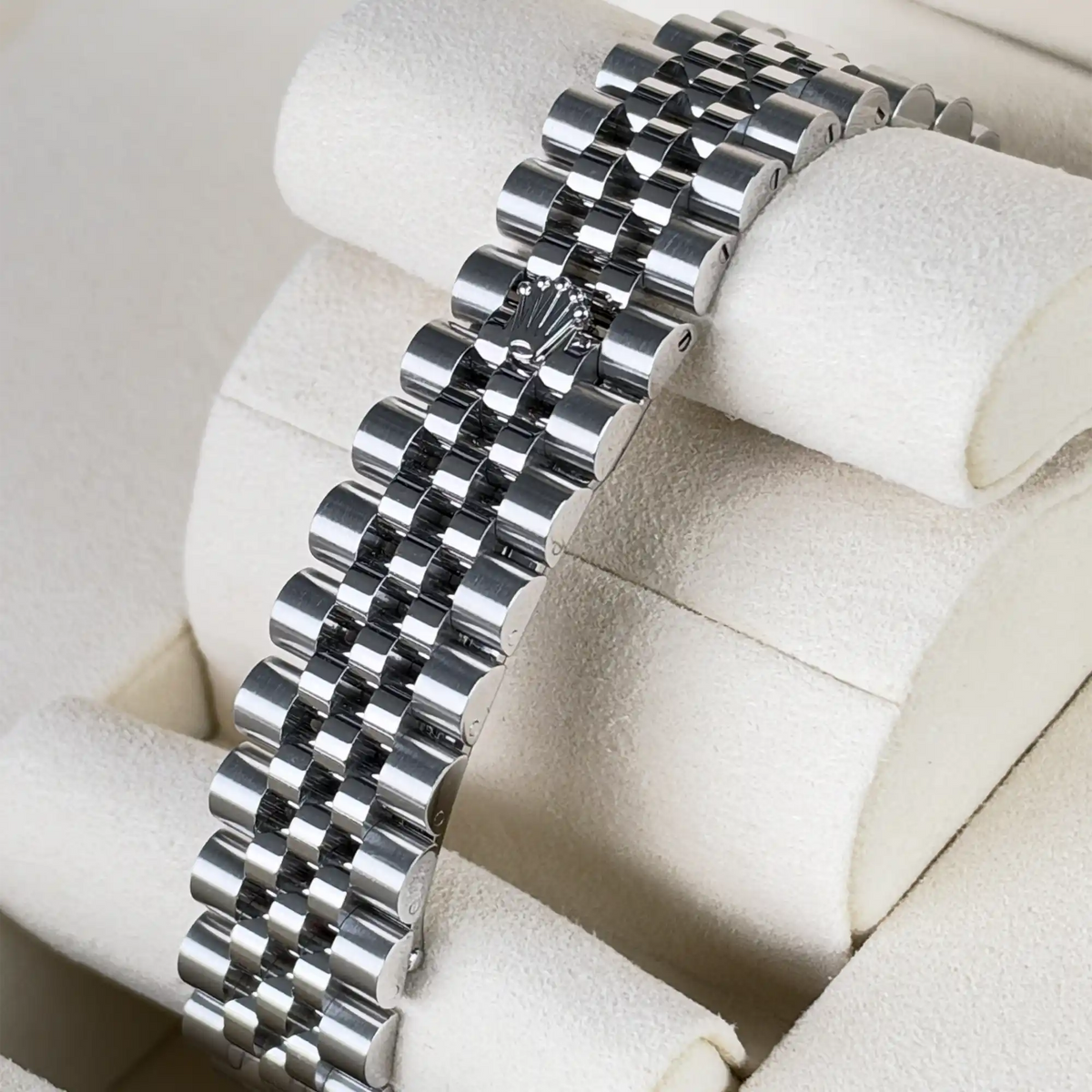 Rolex Datejust 31 Mother of Pearl Diamond hourmarker Oystersteel White Gold Jubilee 278274 - Bracelet 3