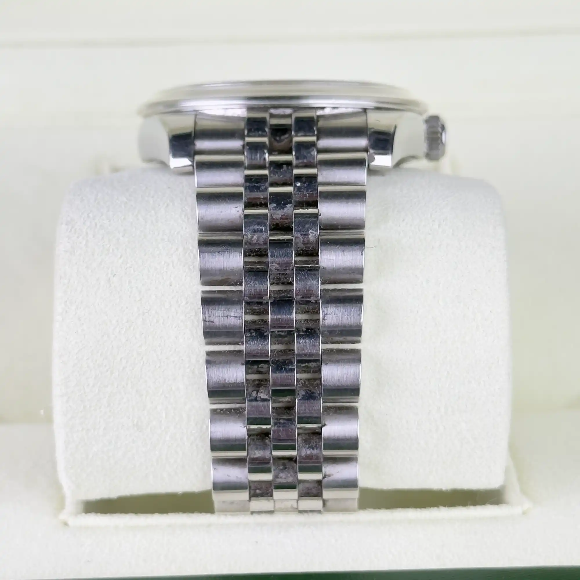 Rolex Datejust 31 Silver Index Oystersteel White Gold Jubilee 116200 - Bracelet 3