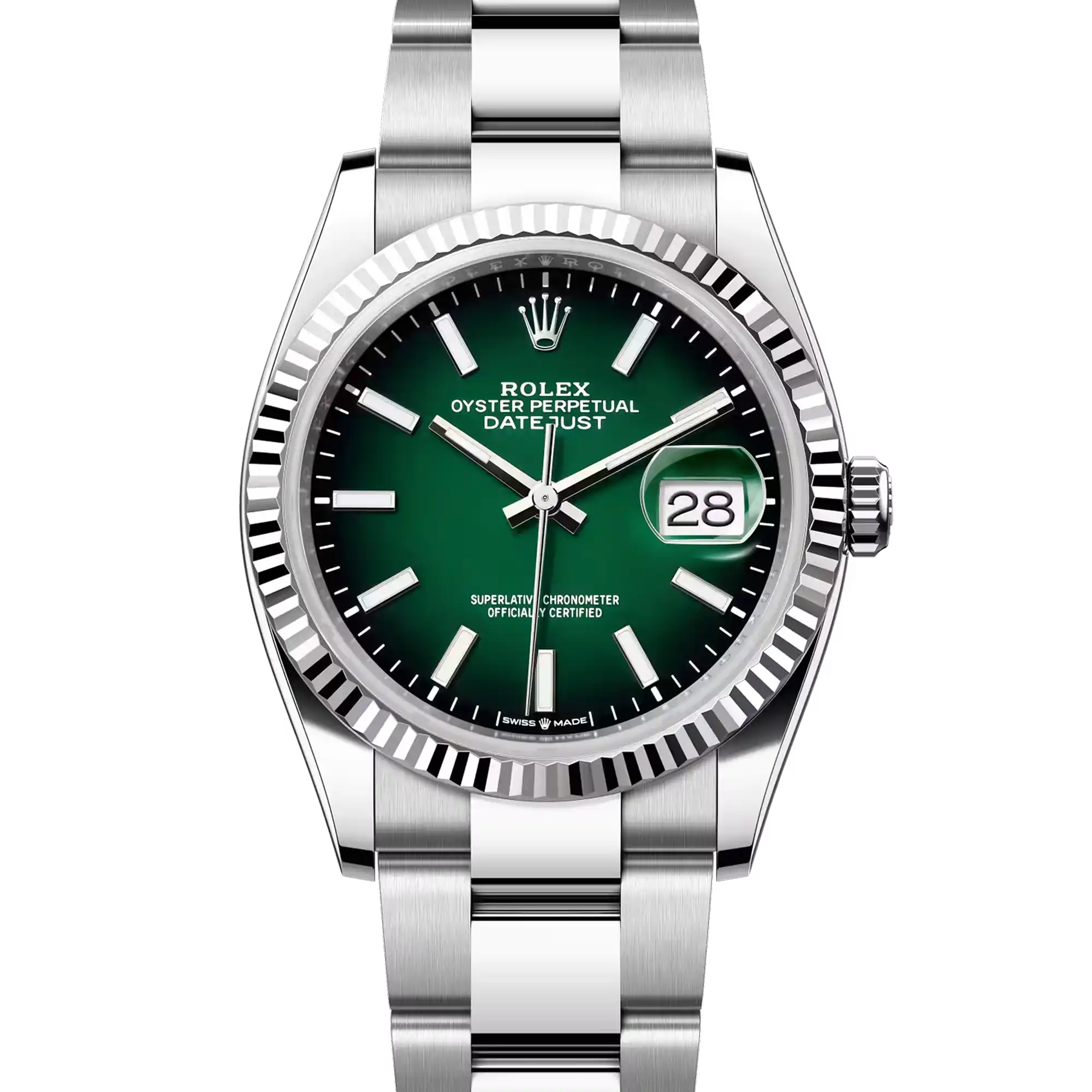 Rolex Datejust 36 Green Ombre Oyster 126234 - 2026 New Releases