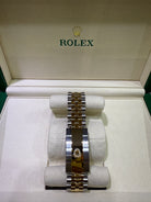 Rolex Datejust 36 Olive Green Roman Diamond Oystersteel Yellow Gold Jubilee 126233 - Bracelet