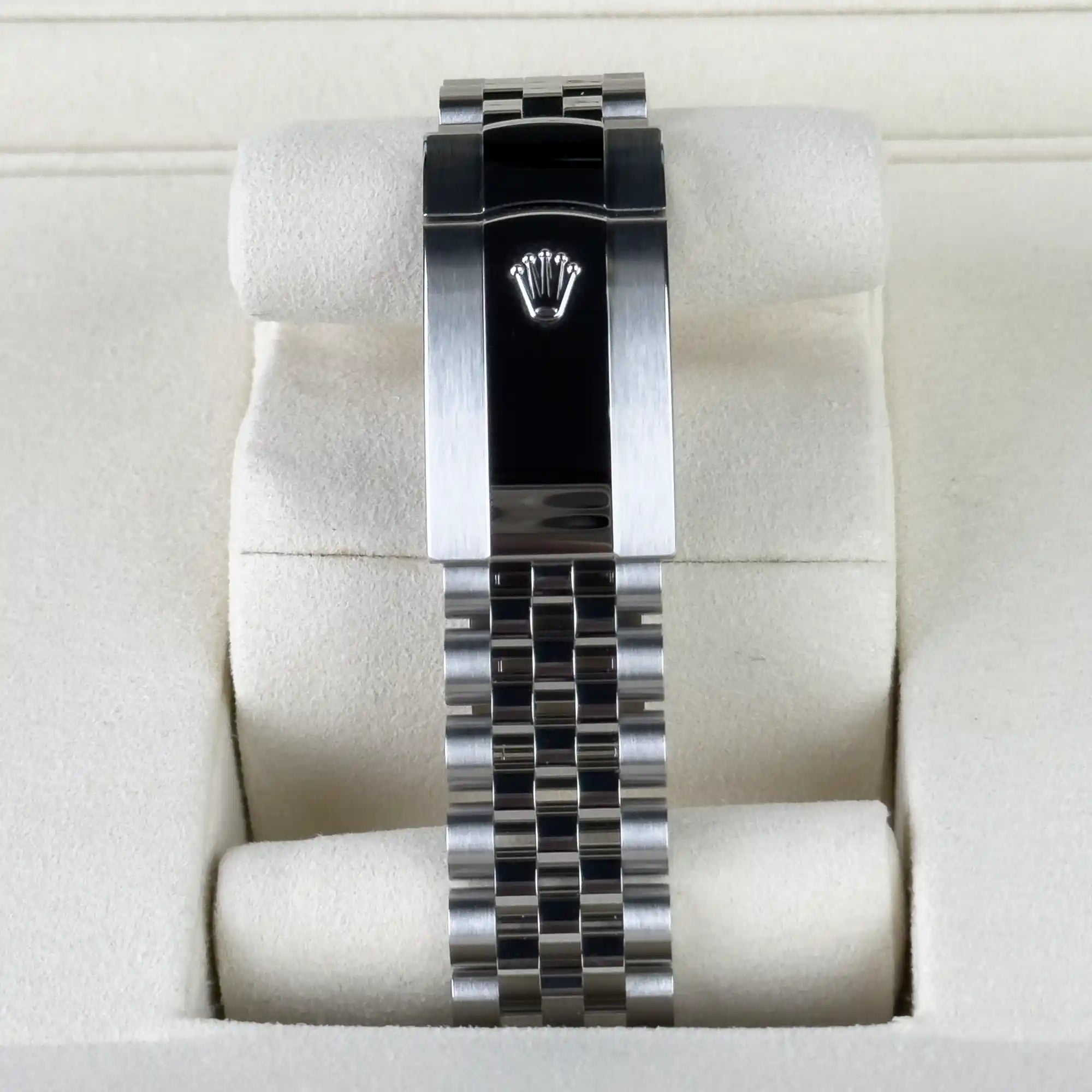 Rolex Datejust 41 Blue Diamond Oystersteel White Gold Jubilee 126334 - clasp 2