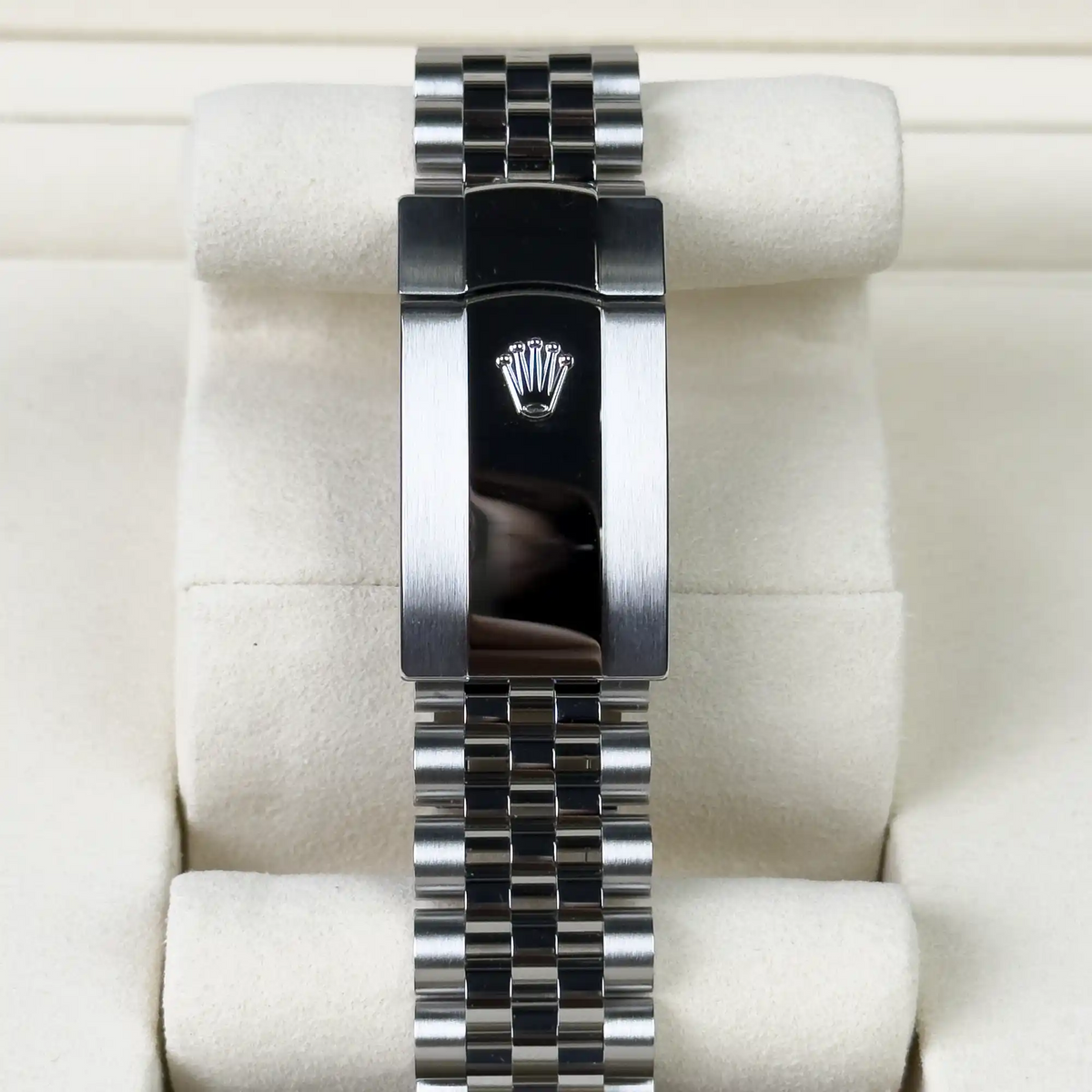 Rolex Datejust 41 Blue Index Oystersteel White Gold Jubilee 126334 - Clasp 1