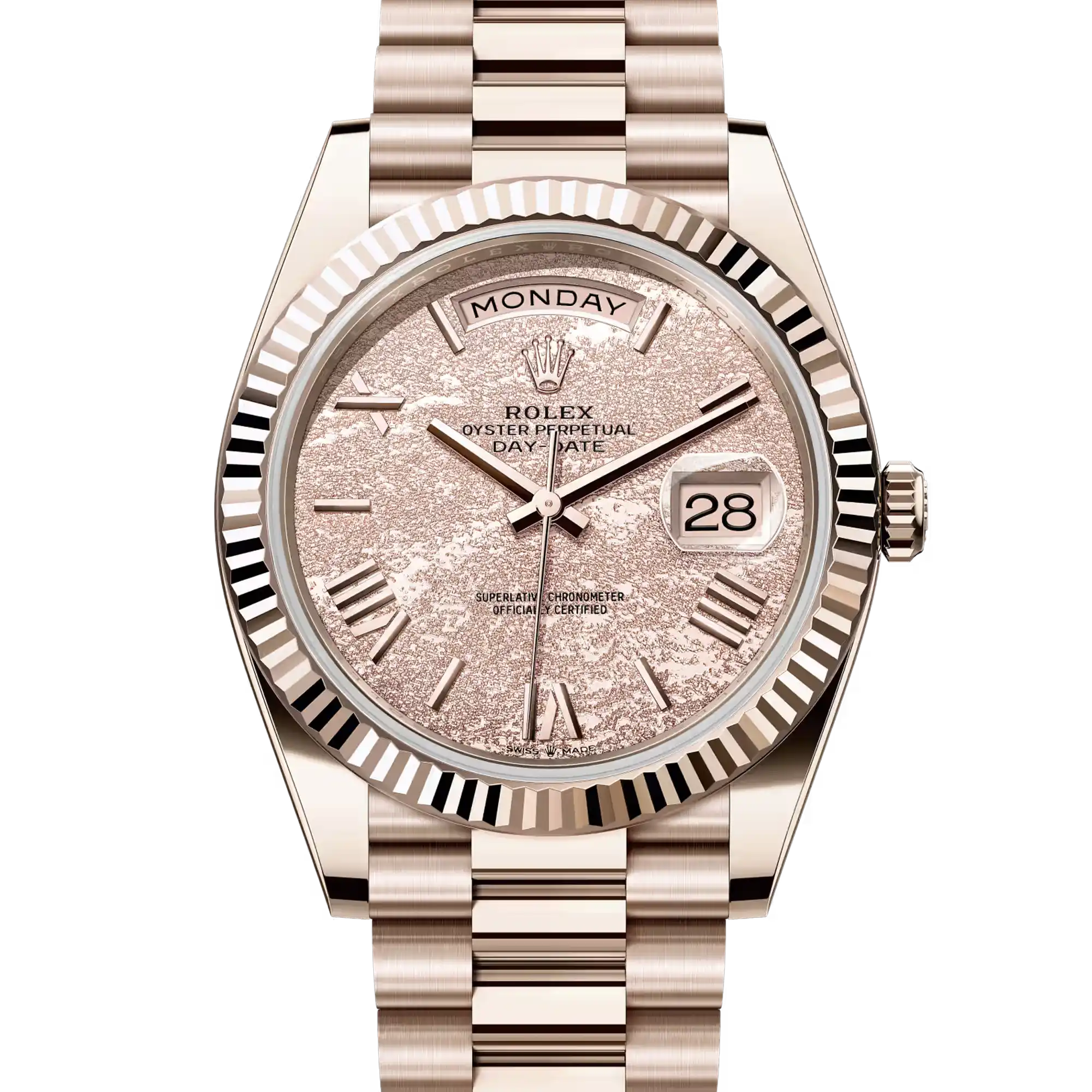 Rolex Day-Date 40 Gold Leaf Design Jubilee Gold 228235JG - 2026 New Releases