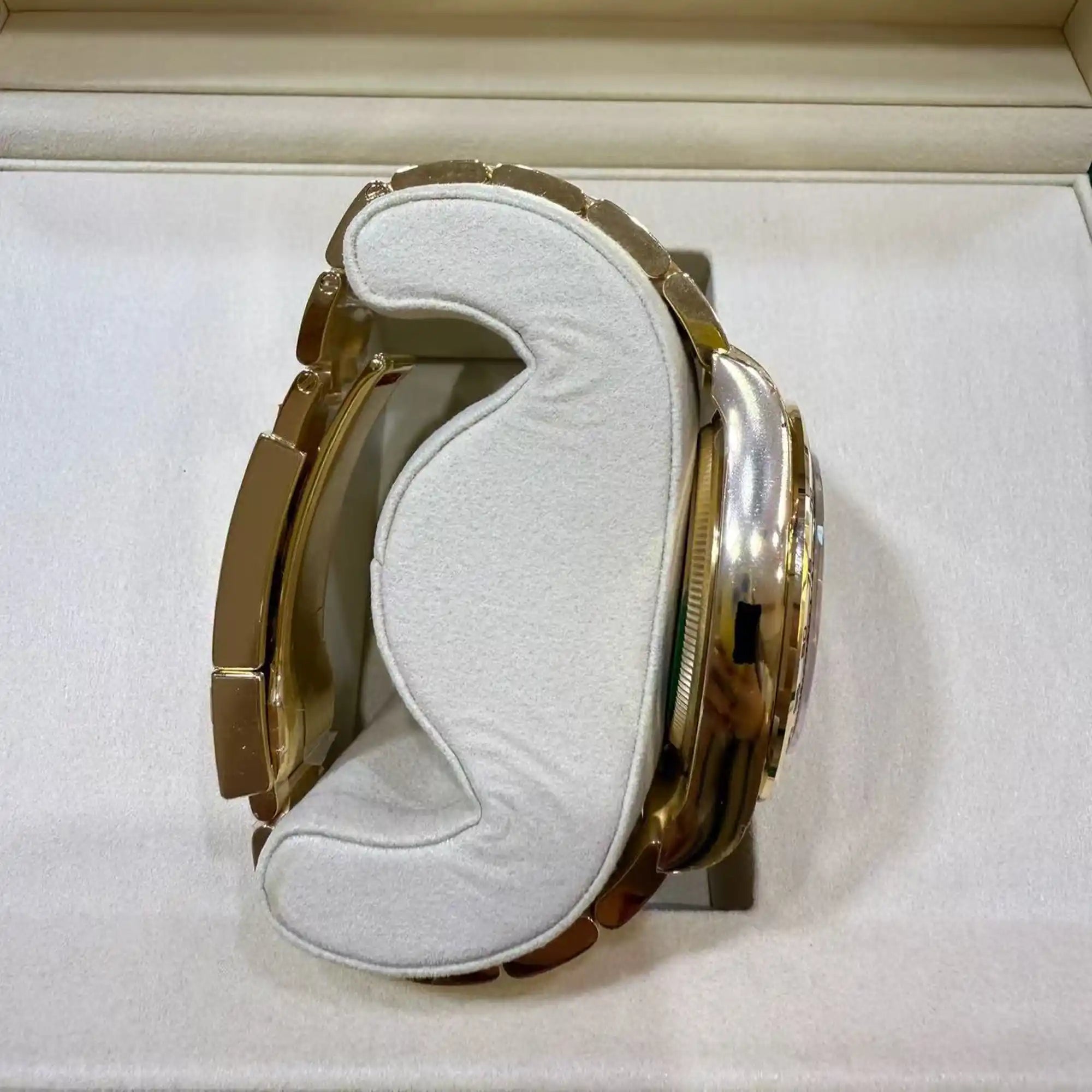 Rolex Daytona "John Mayer" Green Dial Yellow Gold 126508 - Side