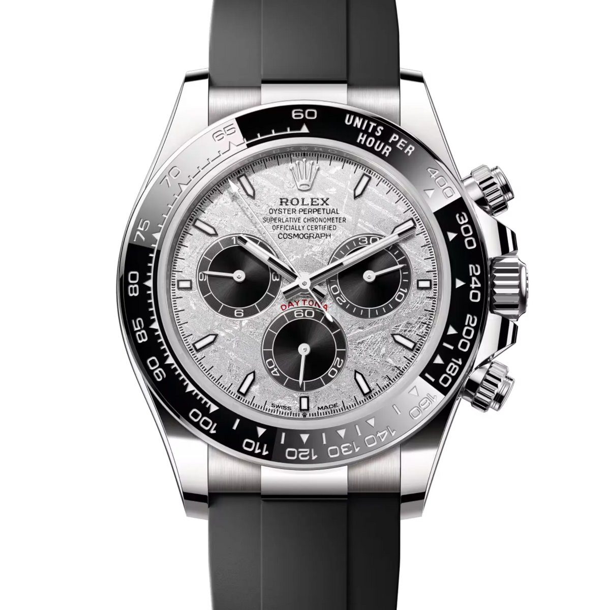 Rolex Daytona Meteorite Dial White Gold Oysterflex 126519LN