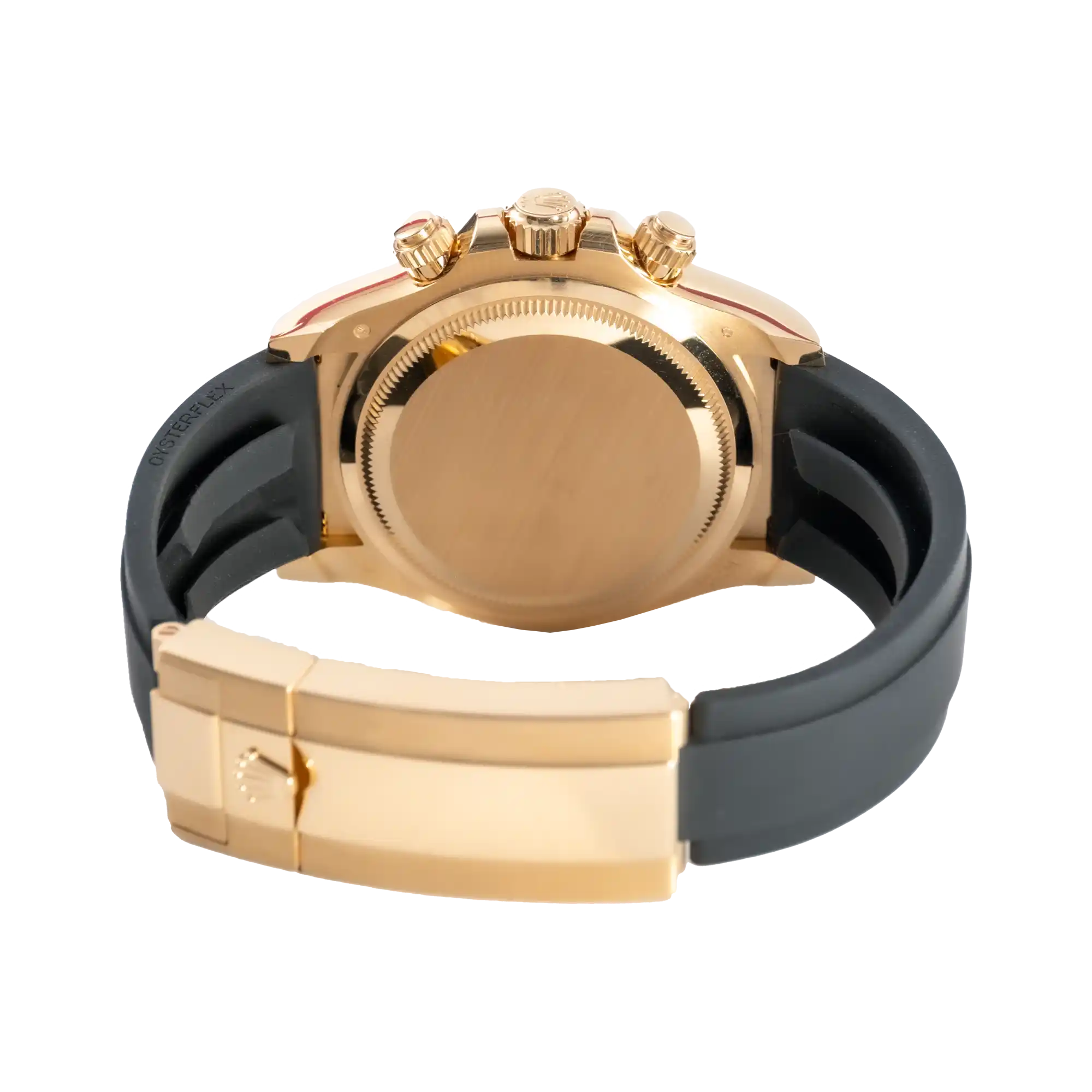 Rolex Daytona “Pikachu/YML” 18K Yellow Gold Black Gold Dial Oysterflex 126518LN - Back