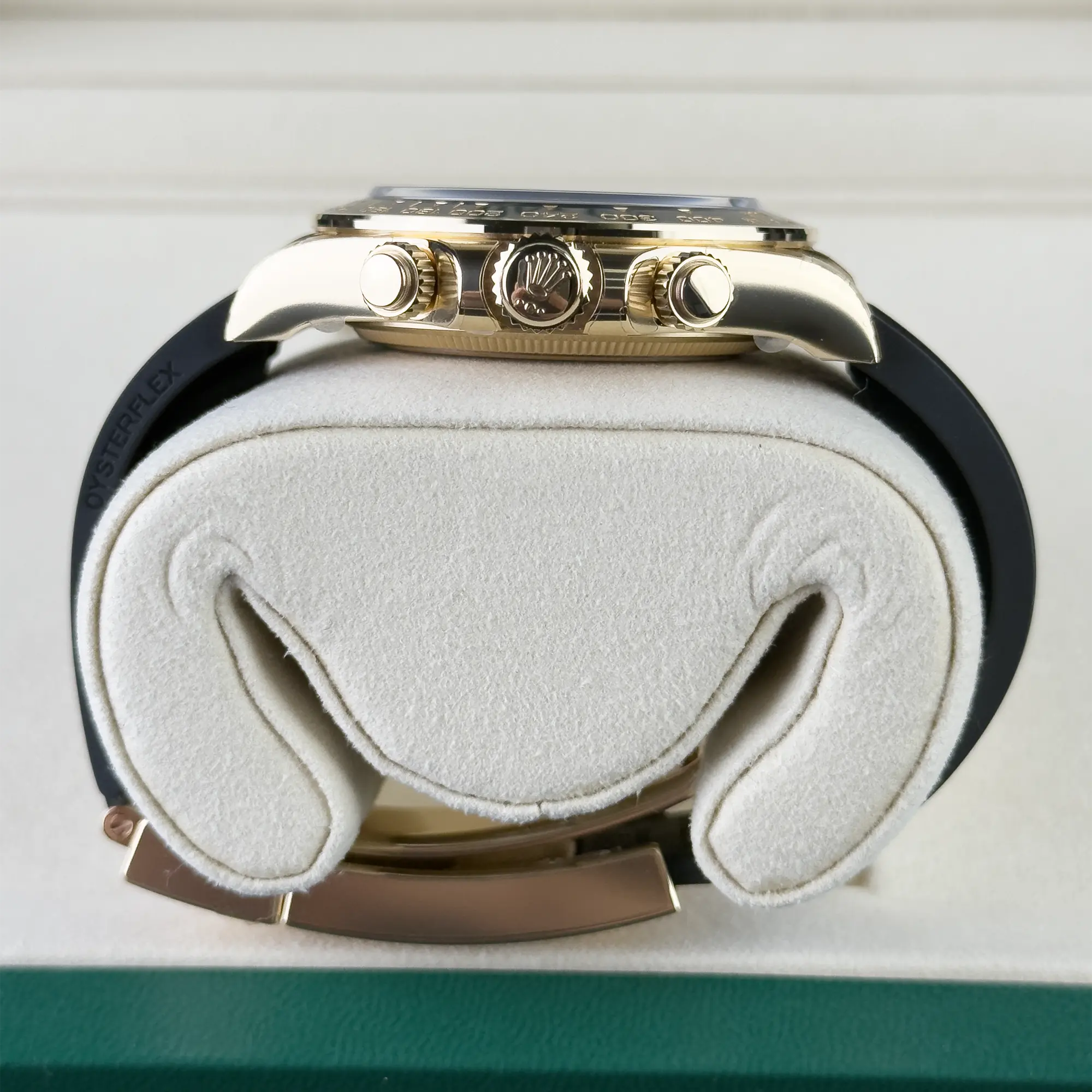 Rolex Daytona "Pikachu/YML" Gold Dial Yellow Gold Oysterflex 126518LNRolex Daytona "Pikachu/YML" Gold Dial Yellow Gold Oysterflex 126518LN - Crown