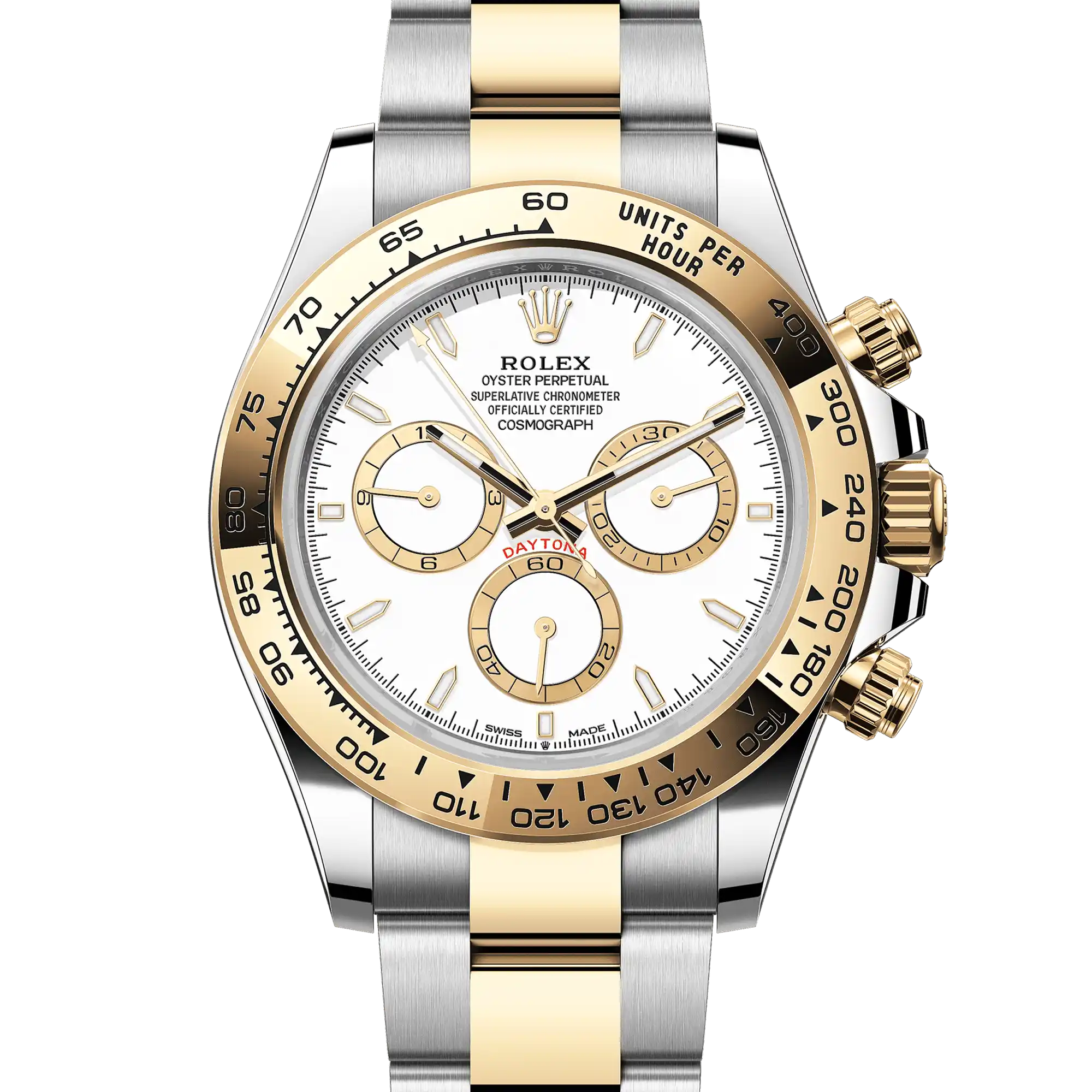 Rolex Daytona Yellow Gold Oystersteel White Dial 126503