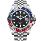 Rolex GMT Master II "Pepsi" Black Dial Jubilee 126710BLRO
