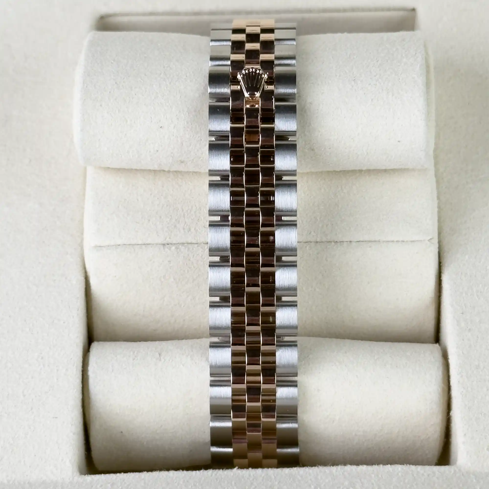 Rolex Lady Datejust 28 Purple Diamond Oystersteel Rose Gold Jubilee 279171 - Bracelet
