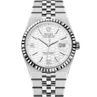 Rolex Land Dweller 36 Oystersteel White Gold White Dial Flat Jubilee 127234 - 2025 New Release