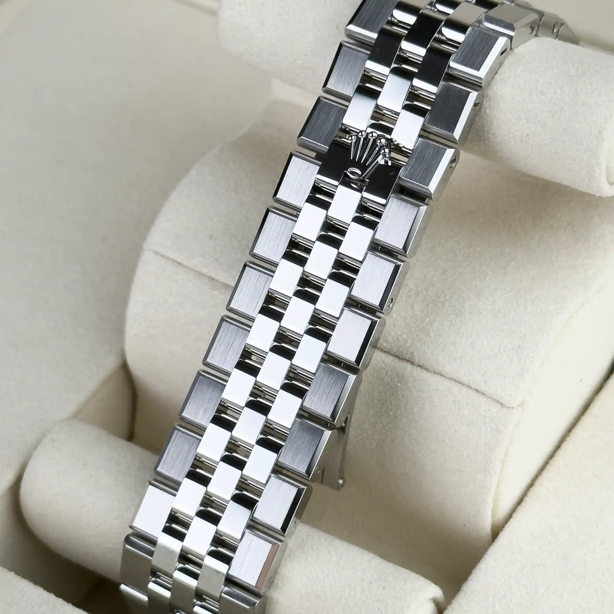 Rolex Land Dweller 36 Oystersteel White Gold White Dial Flat Jubilee 127234 - bracelet 2