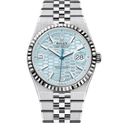 Rolex Land Dweller 36 Platinum Ice blue Dial Flat Jubilee 127236 – 2025 New Release