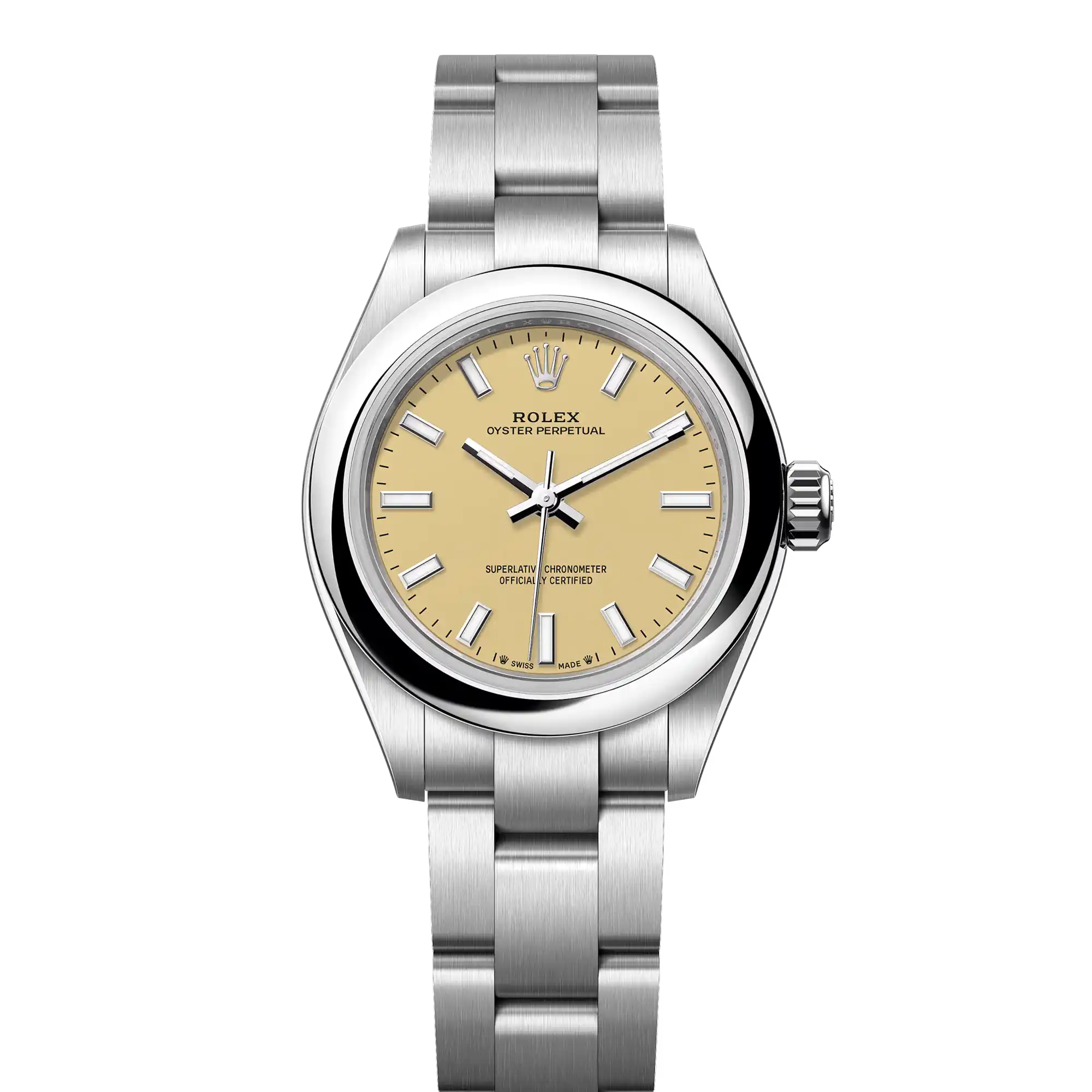 Rolex Oyster Perpetual 28 Beige Dial 276200