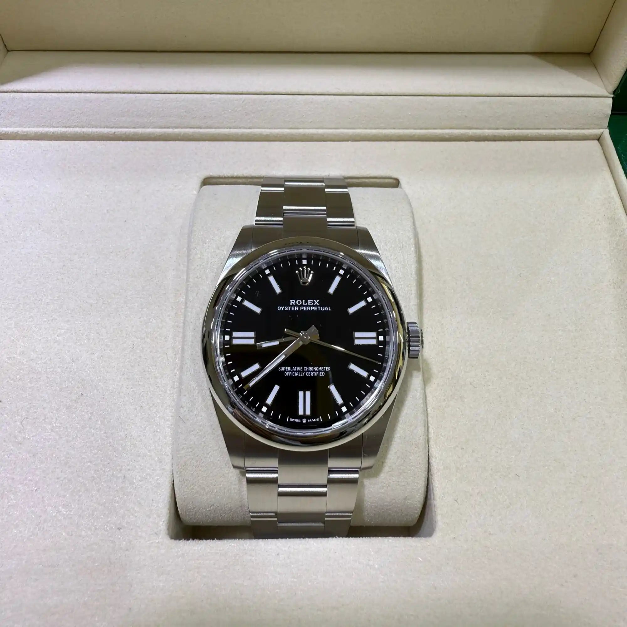 Rolex Oyster Perpetual 41 Black Dial 134300 - Front