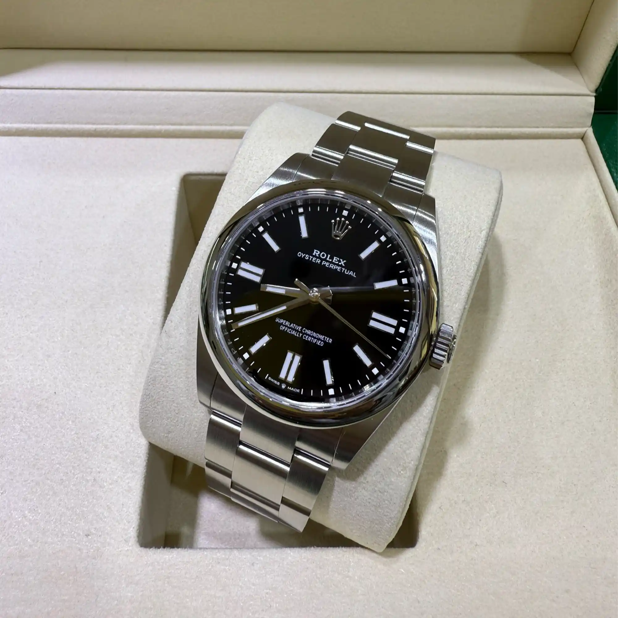 Rolex Oyster Perpetual 41 Black Dial 134300 - Top