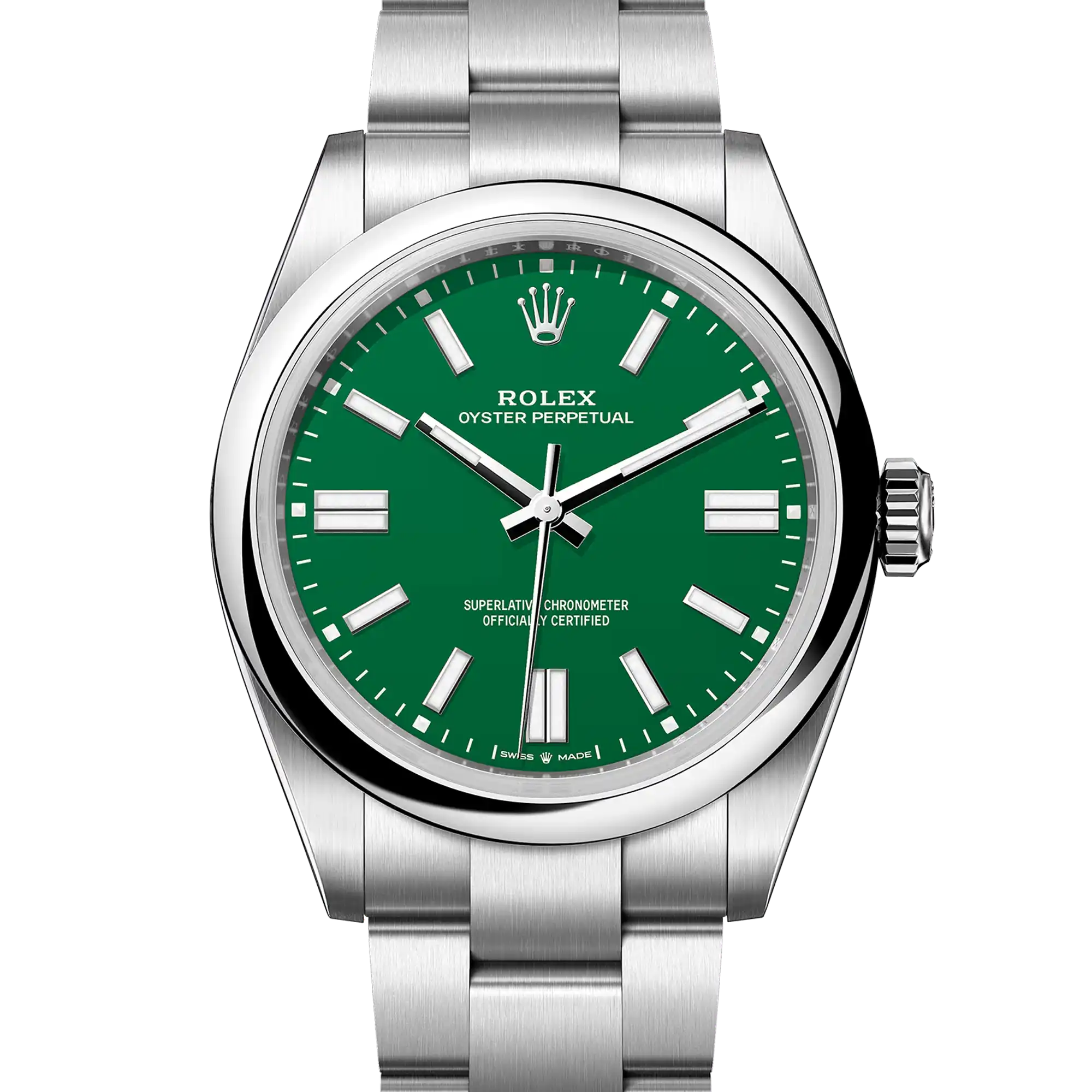 Rolex Oyster Perpetual 41 Green Dial 124300