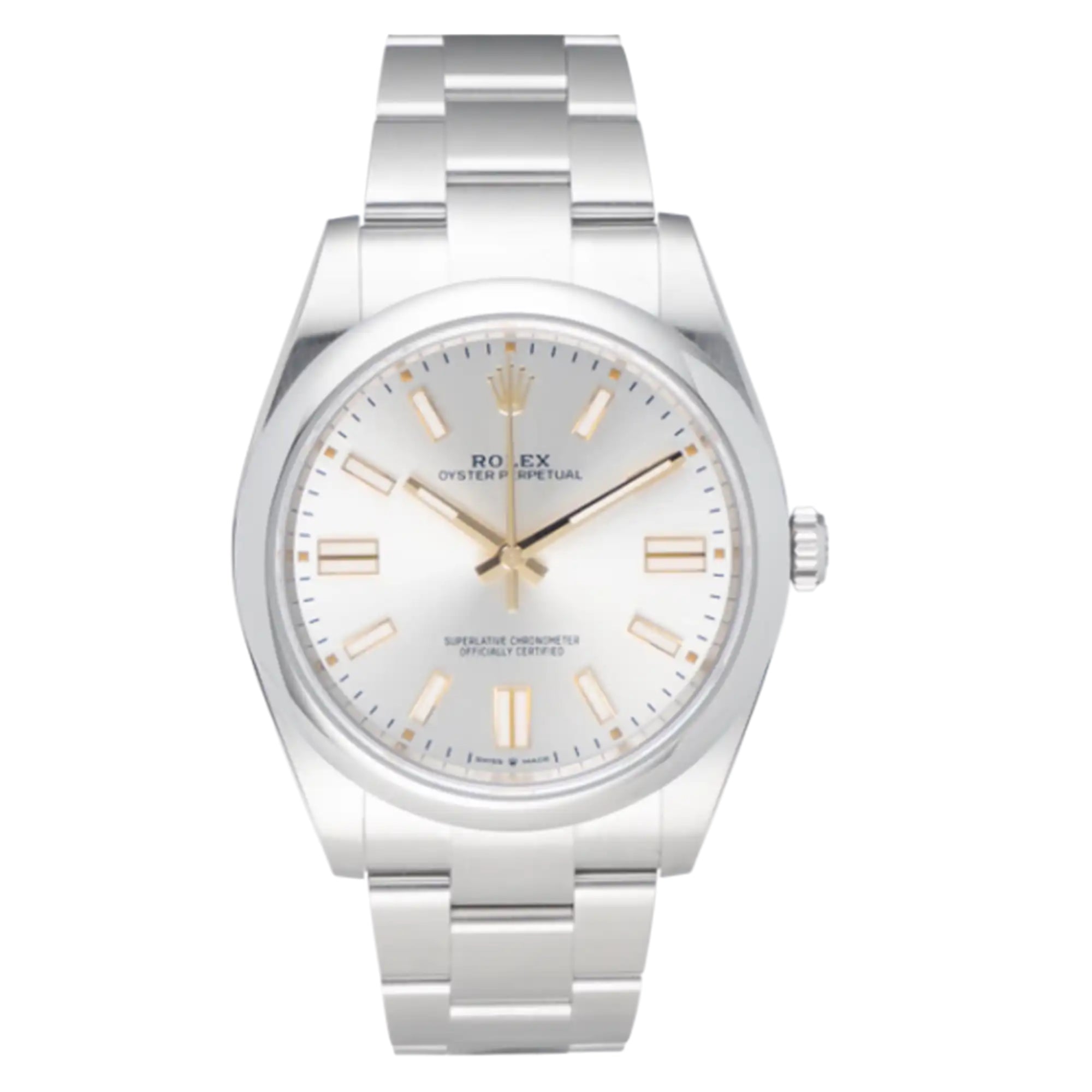 Rolex Oyster Perpetual 41 Silver Dial 124300 - Front