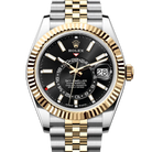 Rolex Sky Dweller Black Dial Oystersteel and Yellow Gold Jubilee 336933