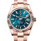 Rolex Sky Dweller Blue-Green Dial Rose Gold Oyster 336935