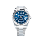 Rolex Sky Dweller Blue Dial Oystersteel and White Gold Oyster 336934 - Front