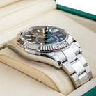Rolex Sky Dweller Blue Dial Oystersteel and White Gold Oyster 336934 - Left