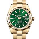 Rolex Sky Dweller Bright Green Dial Yellow Gold Oyster 336938