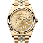 Rolex Sky Dweller Champagne Dial Yellow Gold Jubilee 336938