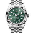 Rolex Sky Dweller Mint Green Dial Oystersteel and White Gold Jubilee 336934