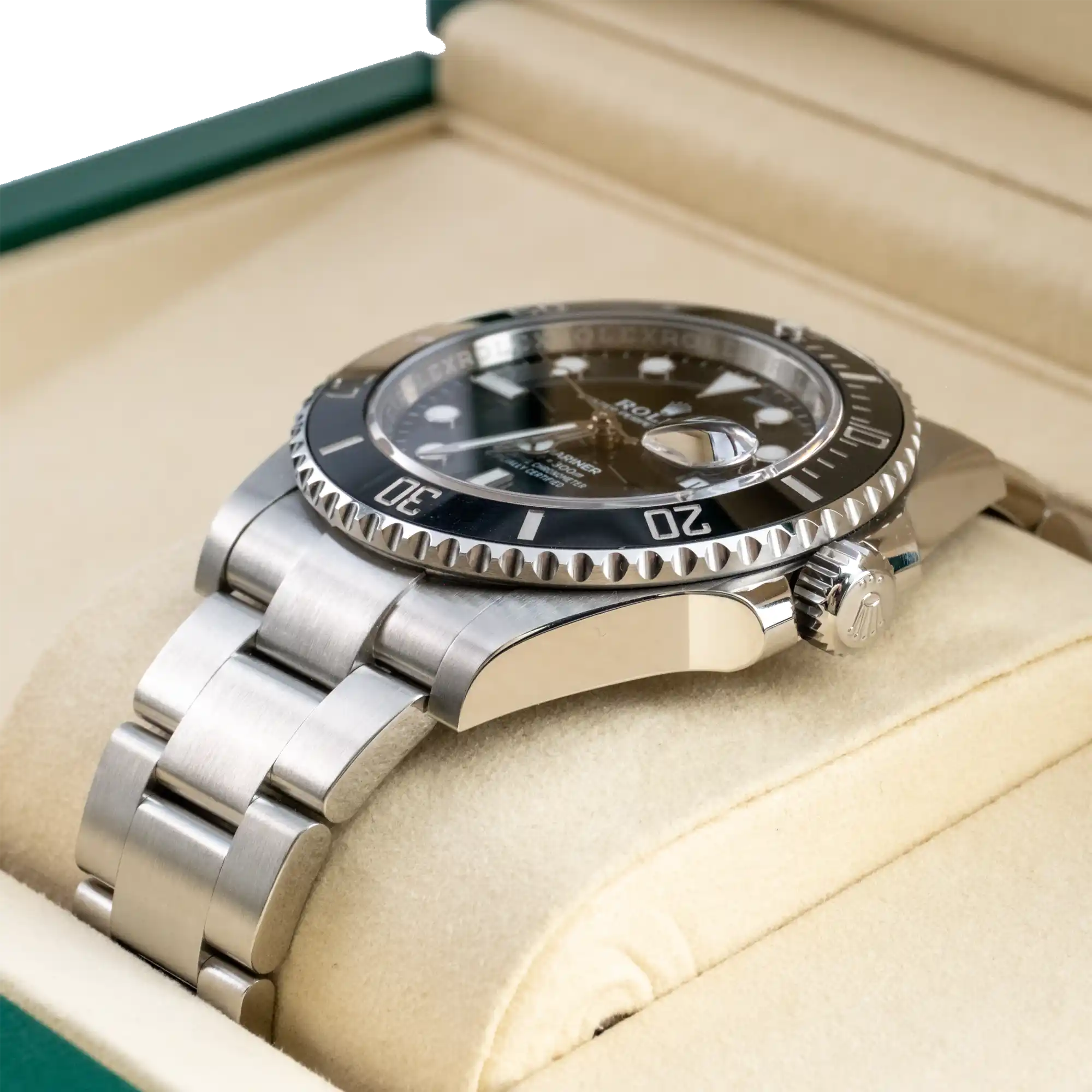 Rolex Submariner Date Stainless Steel Black Dial Black Bezel 126610LN - Left side