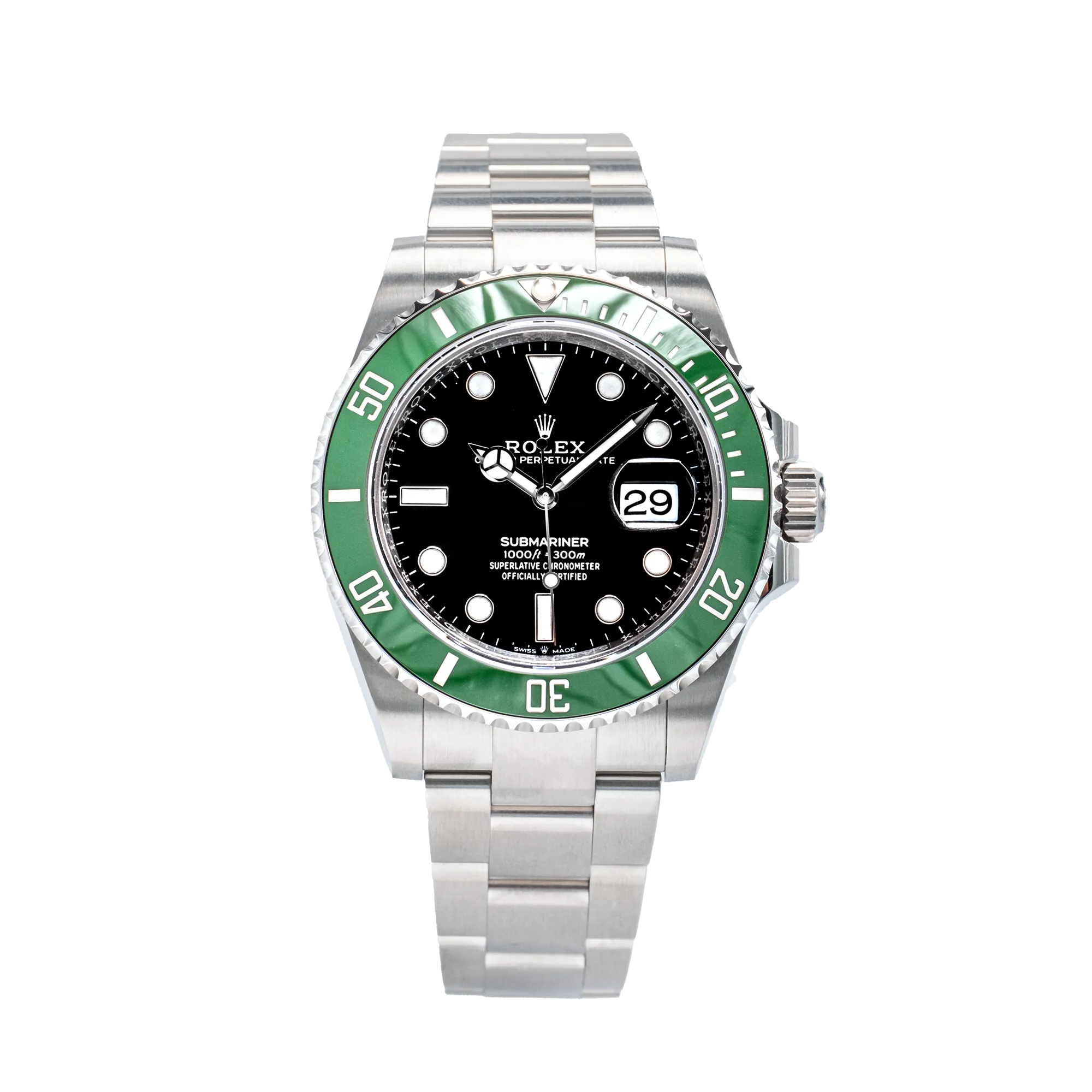 Rolex Submariner Date "Starbucks"/"Kermit" MK2 126610LV - Front