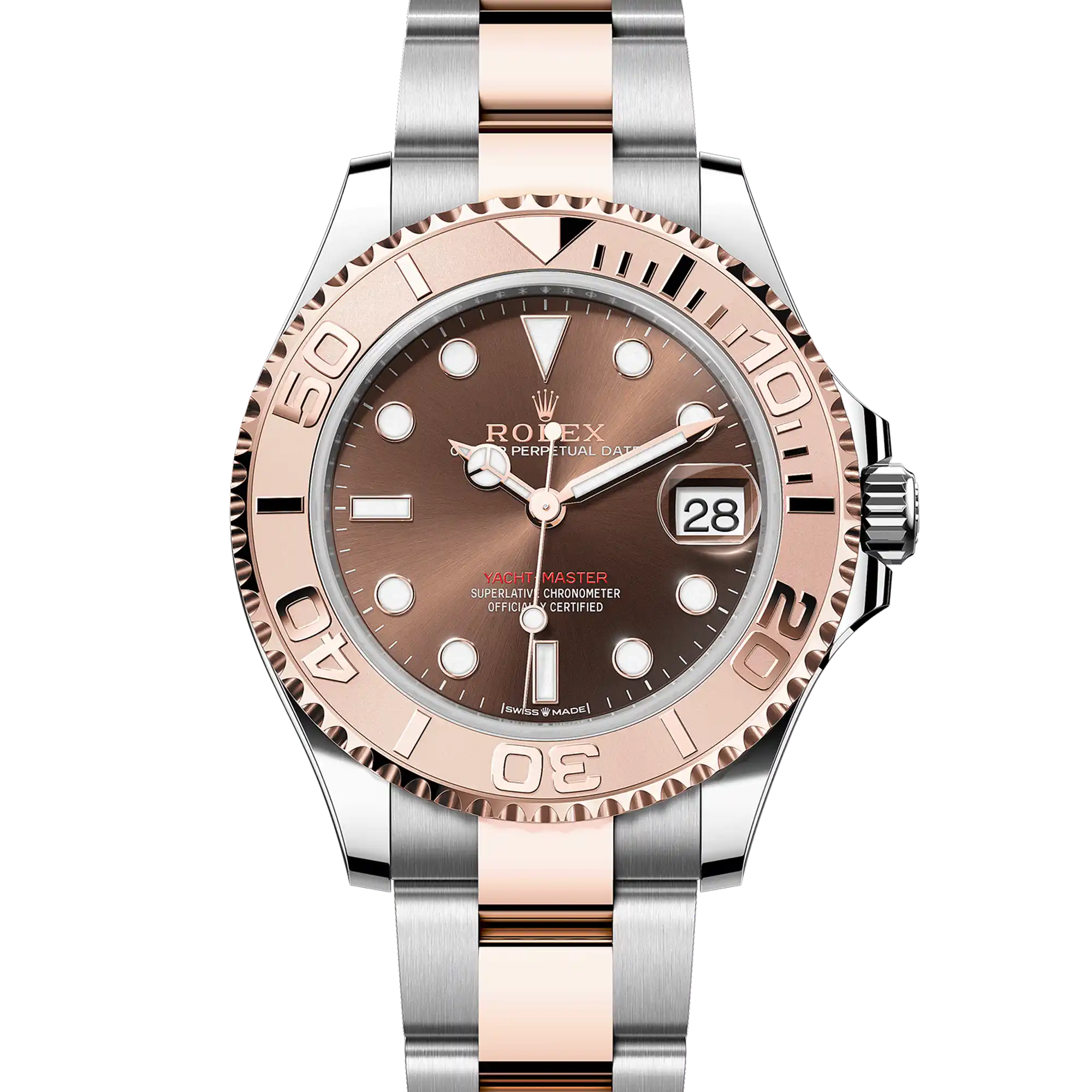 Rolex Yacht-Master 37 Chocolate Dial Oystersteel and Everose Gold 268621