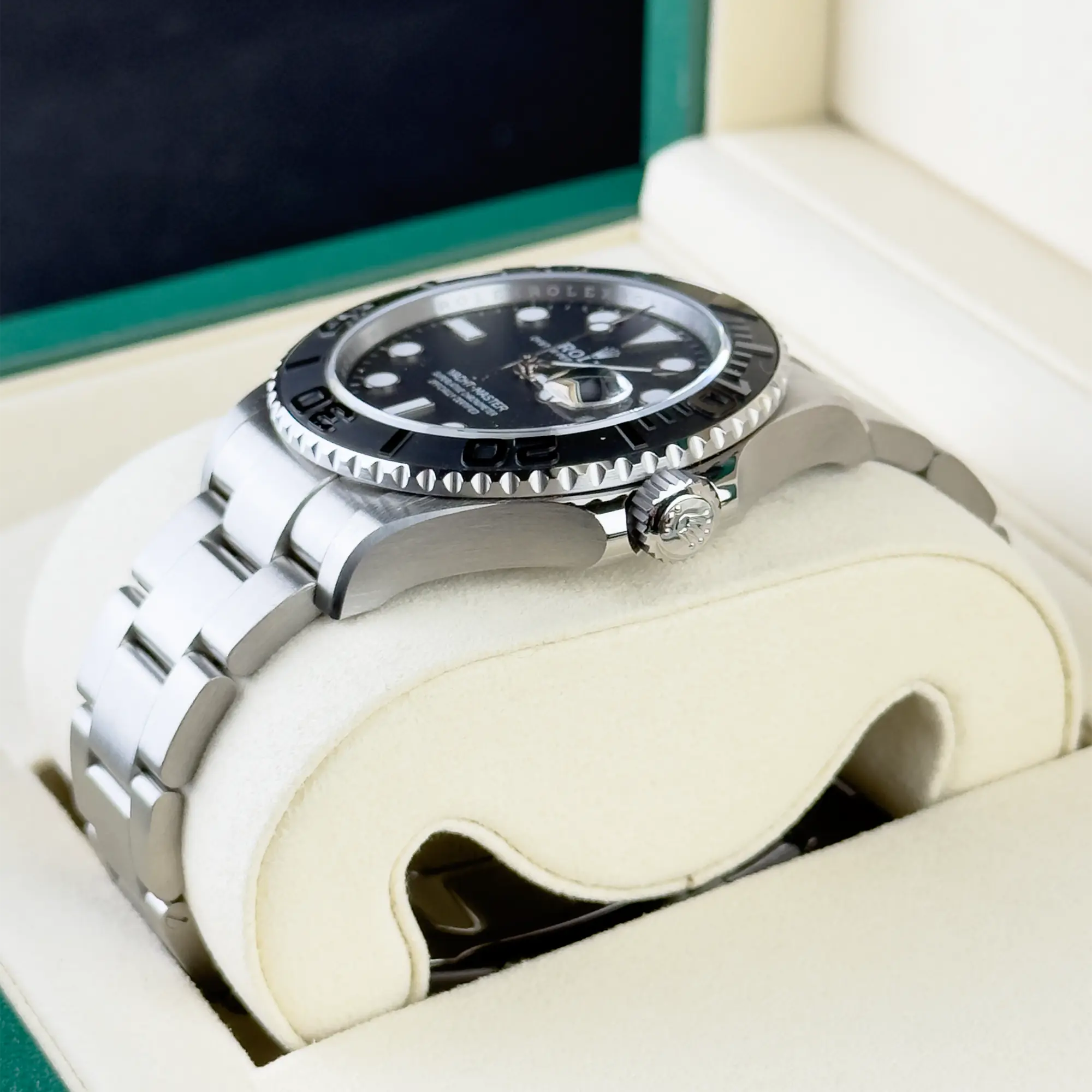 Rolex Yacht-Master 42 Black Dial Titanium 226627 - Crown