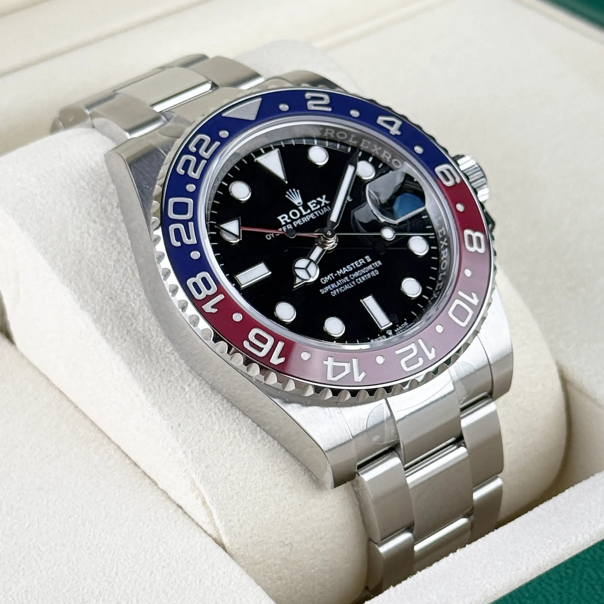 Side 1 - Rolex GMT Master II "Pepsi" Oyster 126710BLRO