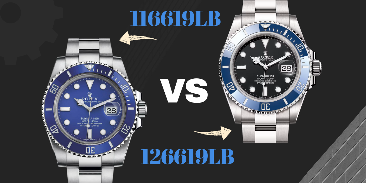 Rolex 116619LB Smurf vs Rolex 126619LB Cookie Monster